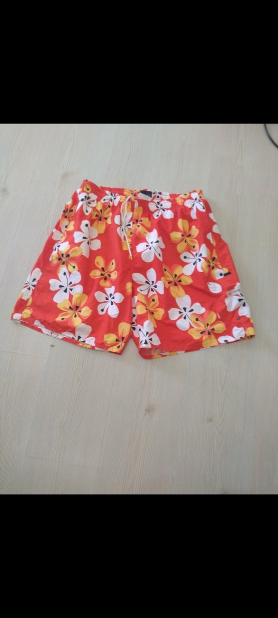 Renkli Çiçek Desenli Erkek Mini Şort - Görsel 4