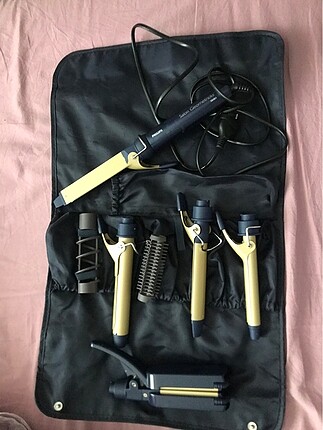 Philips saç maşası düzleşirici set