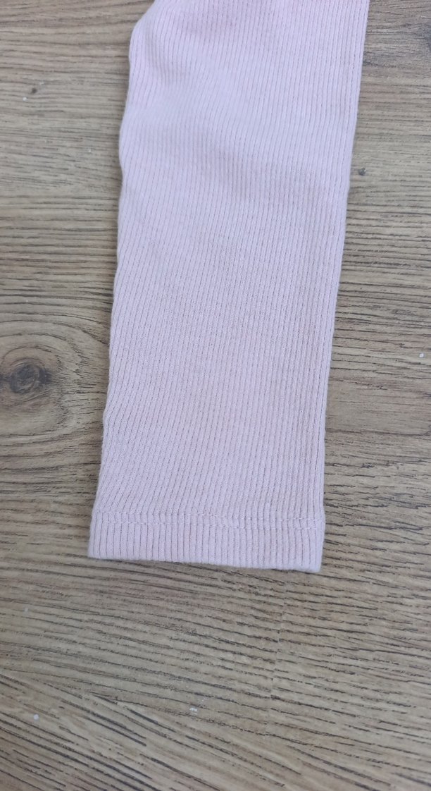 Kız Çocuk Uzun Kollu toz pembe Pamuklu Tişört - Görsel 4