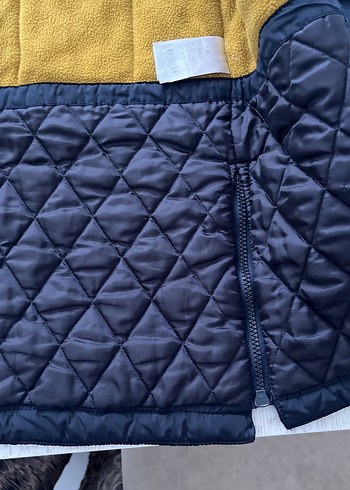 Erkek Çocuk Gri Düğmeli Mont - Görsel 5