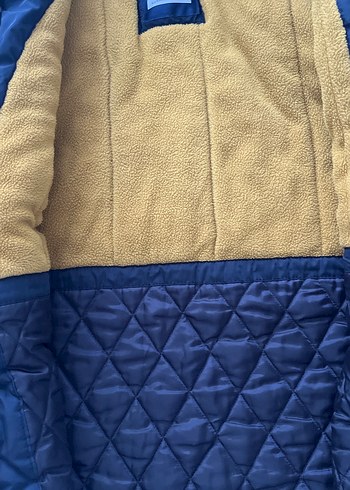 Erkek Çocuk Gri Düğmeli Mont - Görsel 3