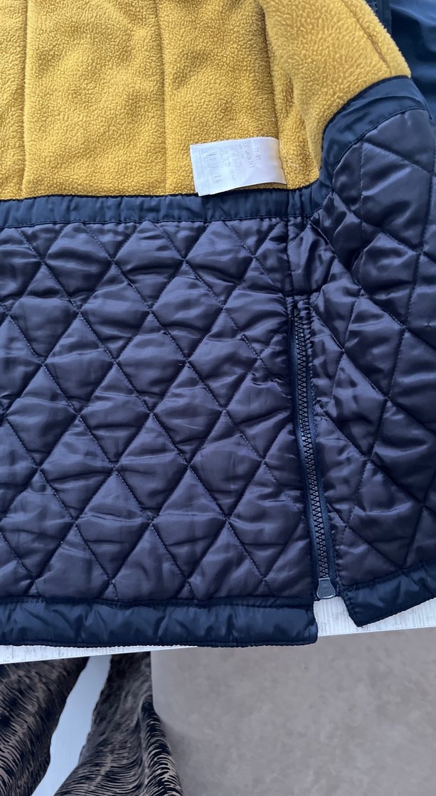 Erkek Çocuk Gri Düğmeli Mont - Görsel 5