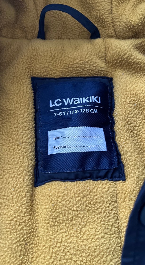 Erkek Çocuk Gri Düğmeli Mont - Görsel 2