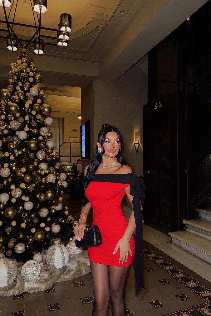 Eyyo Atelier - Kırmızı Mini Elbise - Görsel 5