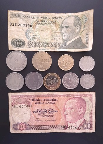 Türkiye Cumhuriyeti Eski Banknot ve Madeni Paralar