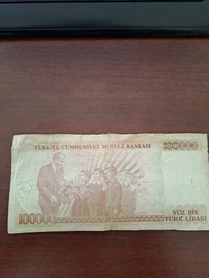 100.000 Türk Lirası Eski Banknot - Görsel 2