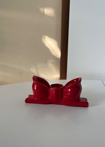 Fiyonk Kurdele şamdan mumluk - Görsel 3