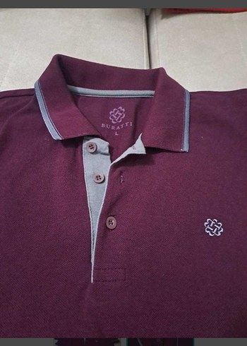 Diğer Burgundy Polo Tisort