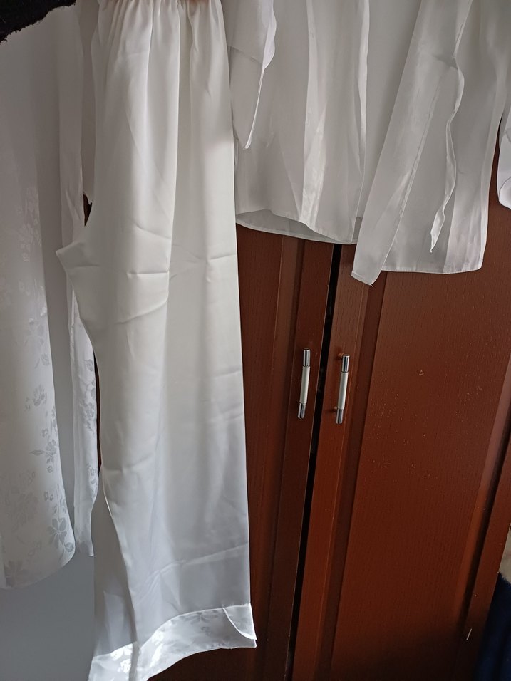 6 lı beyaz gecelik takımı - Görsel 2