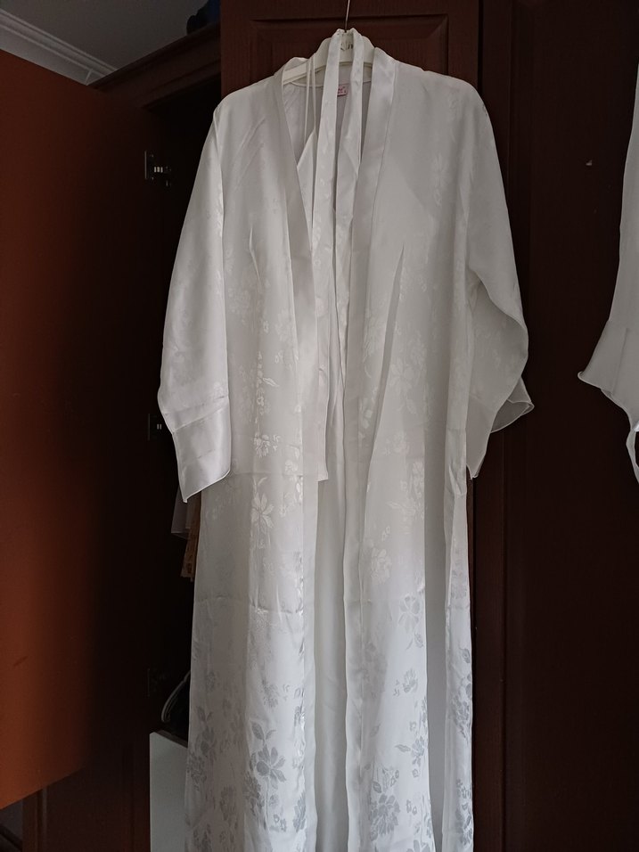 6 lı beyaz gecelik takımı - Görsel 4