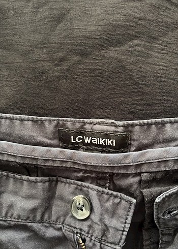 LC Waikiki Koyu Gri Denim Pantolon