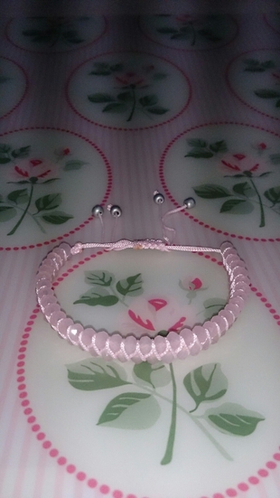 4 mm kristal cam boncuk bileklik