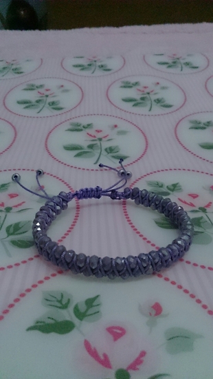 diğer Beden çeşitli Renk 4 mm kristal cam boncuk bileklik