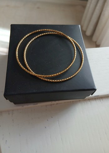 Altın renkli çelik Bileklik - Görsel 2