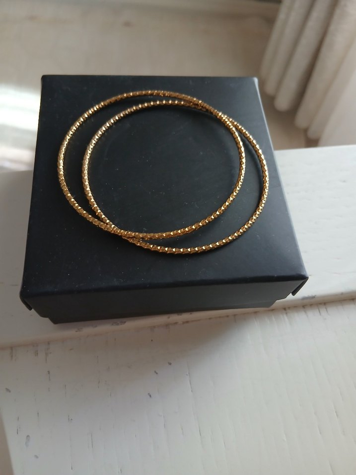 Altın renkli çelik Bileklik - Görsel 2