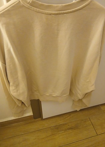 Bej Paris Baskılı Kadın Sweatshirt - Görsel 4