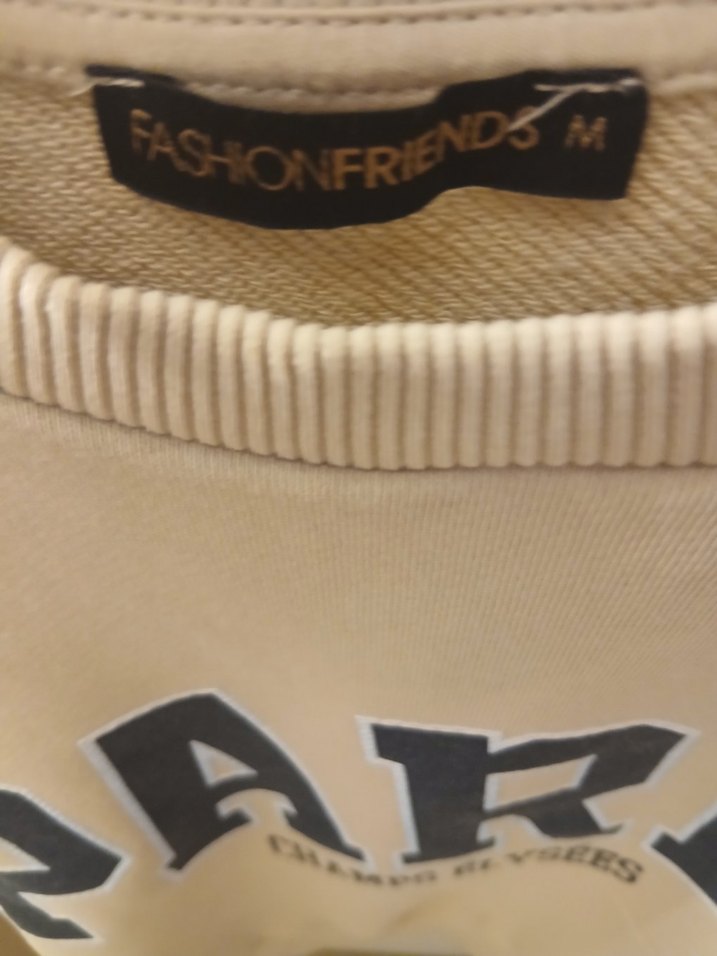 Bej Paris Baskılı Kadın Sweatshirt - Görsel 3