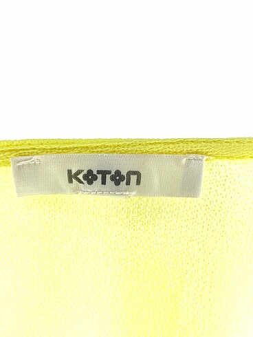 38 Beden sarı Renk Koton Bluz %70 İndirimli.