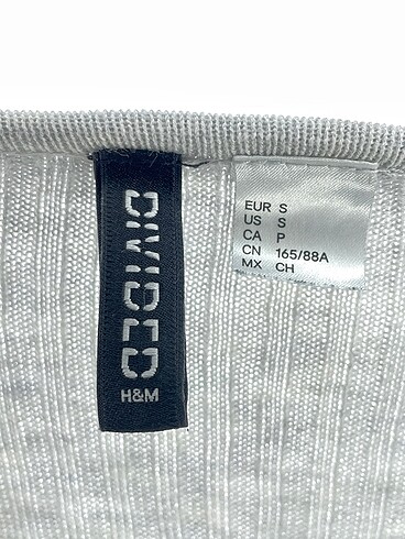 s Beden gri Renk H&M Bluz %70 İndirimli.