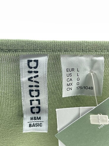 l Beden yeşil Renk H&M Kısa Elbise %70 İndirimli.