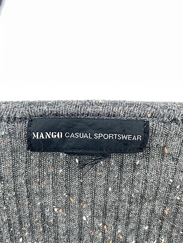 universal Beden gri Renk Mango Hırka %70 İndirimli.