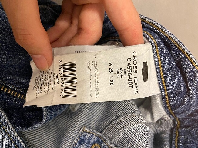 26 Beden lacivert Renk Cross jeans
