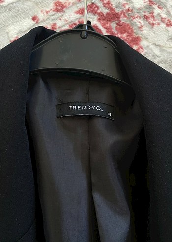 Düğmeli Siyah Kadın Blazer Ceket - Görsel 2