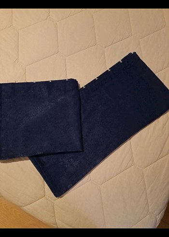 Koyu Mavi Modern Fon Perde - Görsel 3