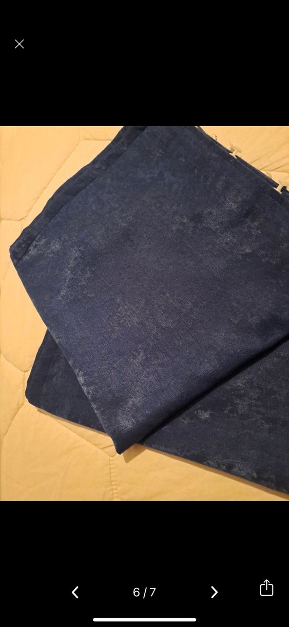 Koyu Mavi Modern Fon Perde - Görsel 4