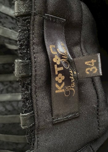 Dantel Detaylı Siyah Midi Kalem Etek - Görsel 6