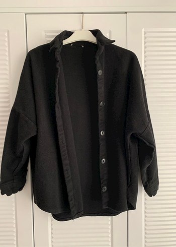 Diğer Rahat Siyah Oversize Gomlek
