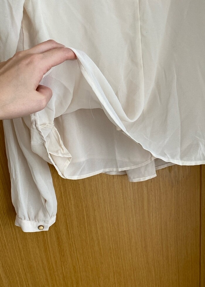 Sifon bluz astarlı - Görsel 3