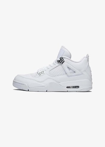 Nike Jordan 4 Retro Beyaz Deri Sneaker 40 41 42 43 44 45