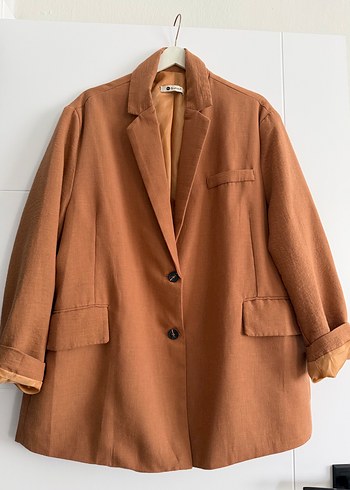 Zara Rahat Ve Sik Kiremit Blazer Ceket