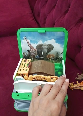 Beden Renk Hayvan Temalı Mini Figür Oyuncak Seti