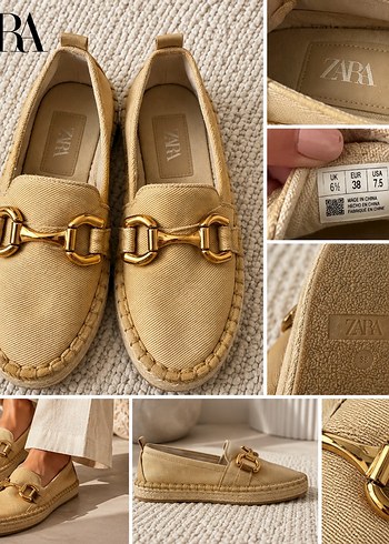 Zara Bej Dokulu Loafer