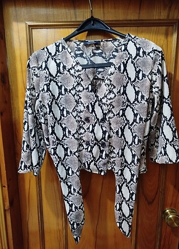 Bershka Bershka crop gömlek