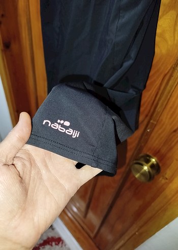 Kadın Siyah Mini Spor Mayo Velcro Detaylı - Görsel 2