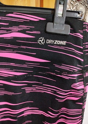 Pembe Zebra Desenli Kadın Spor Tayt - Görsel 4