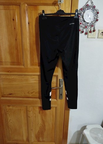 Hummel Siyah Baskılı Spor Tayt - Görsel 4