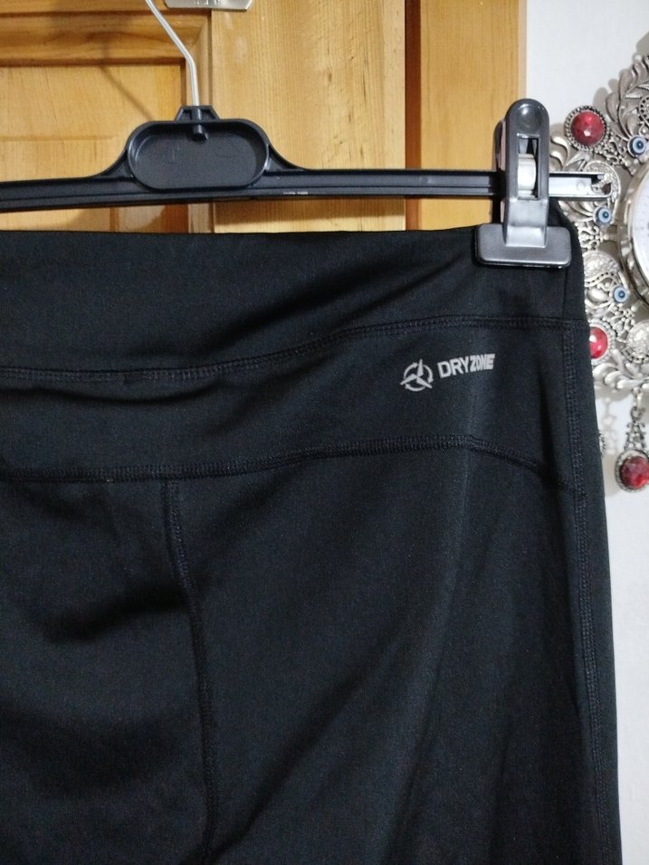 Hummel Siyah Baskılı Spor Tayt - Görsel 5