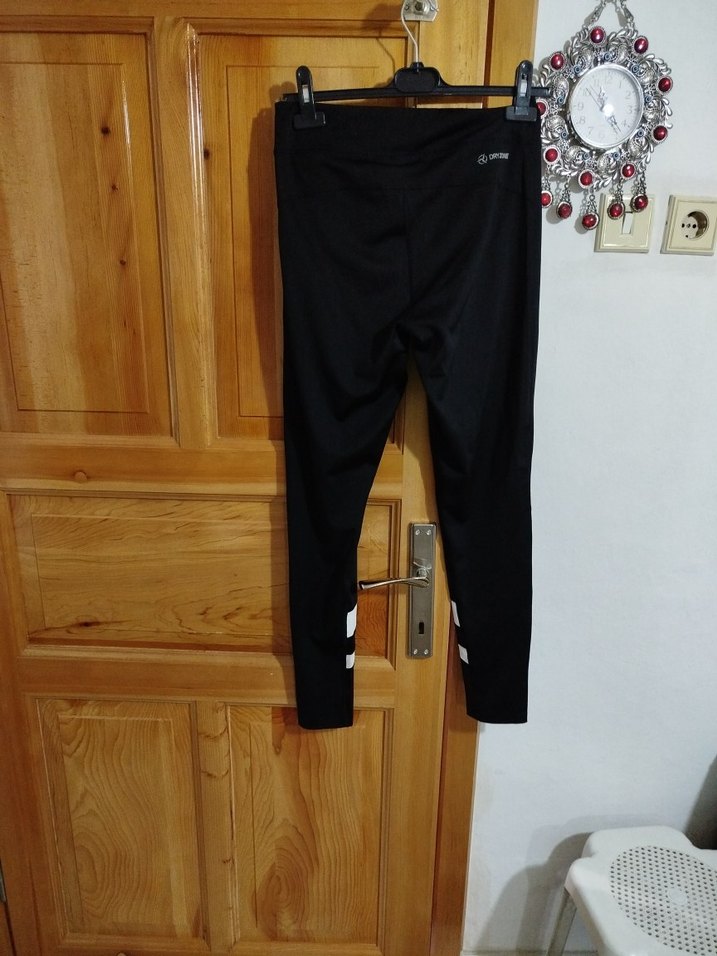 Hummel Siyah Baskılı Spor Tayt - Görsel 4