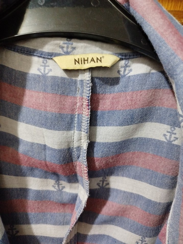 Nihan Düğmeli Uzun gömlek - Görsel 2