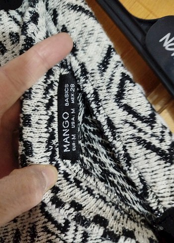 Kadın Zebra Desenli Kemerli Mini Etek - Görsel 5