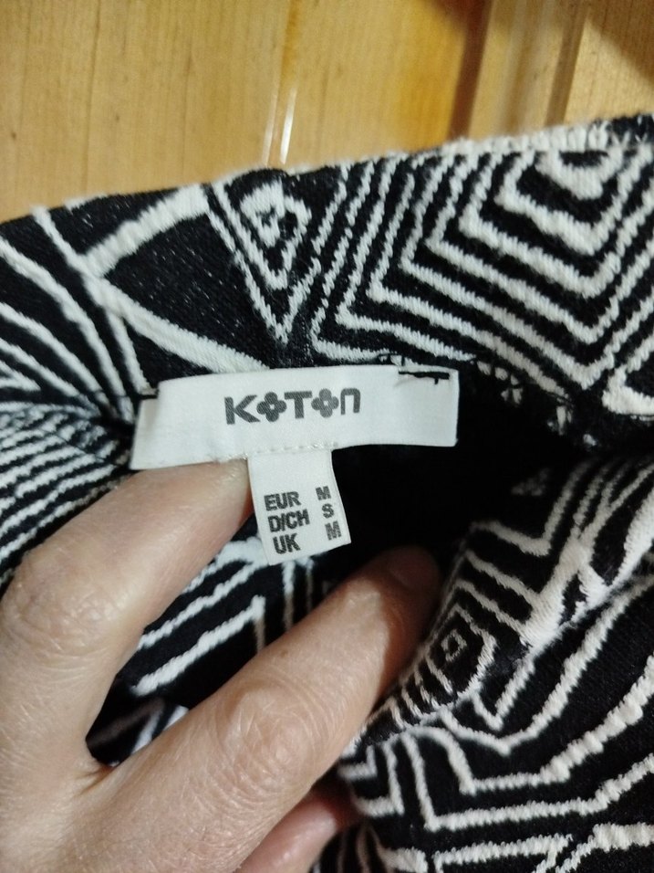 Kadın Zebra Desenli Kemerli Mini Etek - Görsel 2