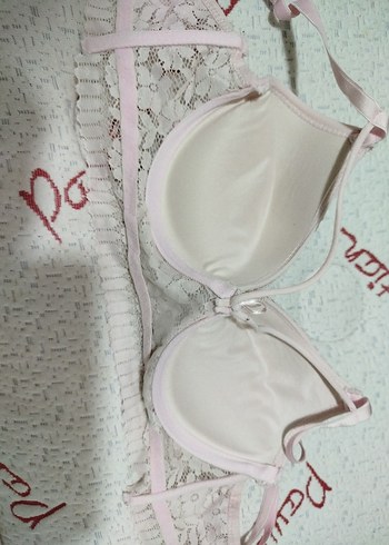 Pembe Nakışlı Sütyen 80/B - Görsel 3