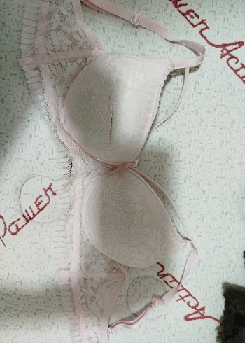 Pembe Nakışlı Sütyen 80/B - Görsel 2