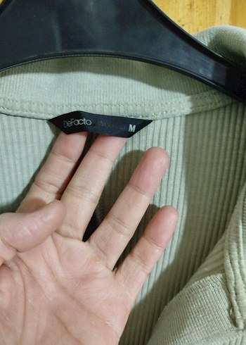 Bej V Yakalı Uzun Kısa Kollu Elbise - Görsel 2