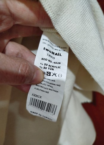 Nakışlı V Yaka Bohem Triko Tunik - Görsel 6