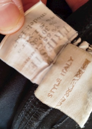 Siyah Payetli Kadın Tayt - Görsel 8